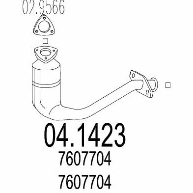 Mts 04.1423 Catalytic Converter 041423