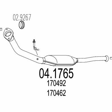 Mts 04.1765 Catalytic Converter 041765