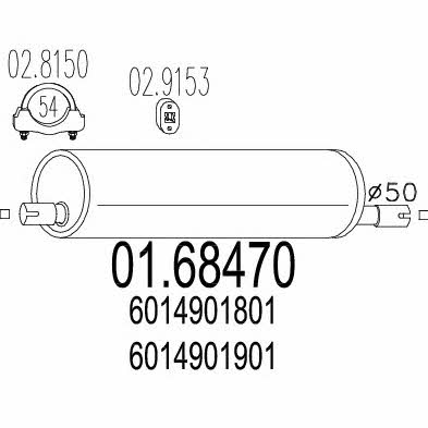 Mts 01.68470 End Silencer 0168470