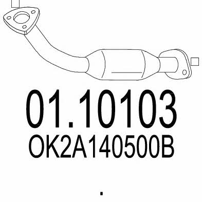 Mts 01.10103 Exhaust pipe 0110103