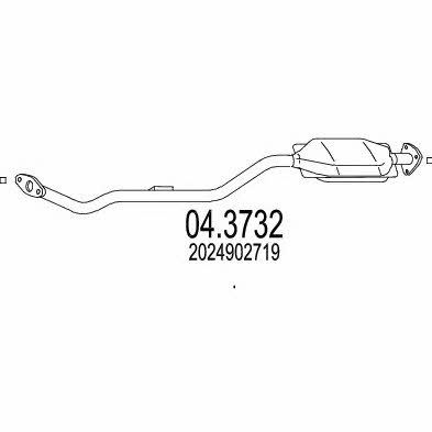 Mts 04.3732 Catalytic Converter 043732