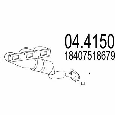 Mts 04.4150 Catalytic Converter 044150