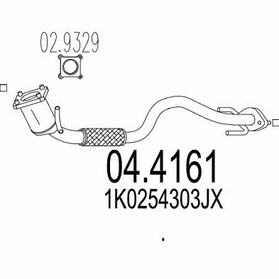 Mts 04.4161 Catalytic Converter 044161