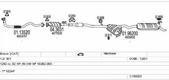 C100020012726 Mts Exhaust system