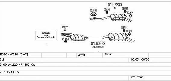 Mts C210246004365 Exhaust system C210246004365