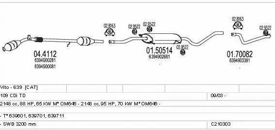 C210303004444 Mts Exhaust system