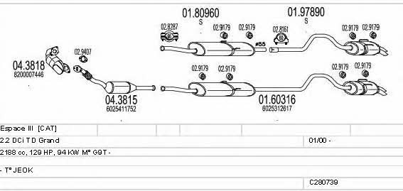 C280739006415 Mts Exhaust system