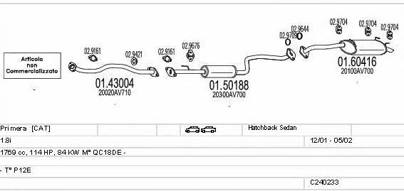 C240233008998 Mts Exhaust system