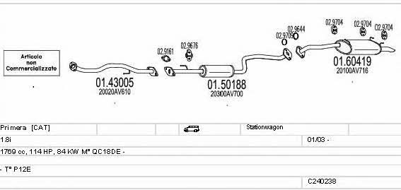 C240238007782 Mts Exhaust system