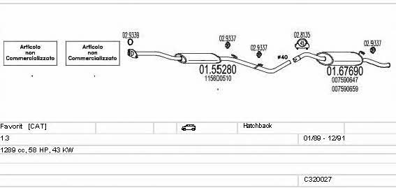 C320027004798 Mts Exhaust system