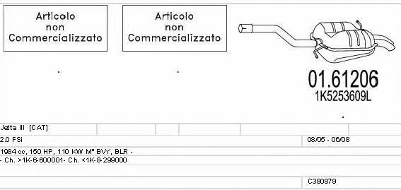 C380879023046 Mts Exhaust system