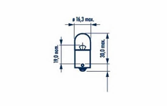 Glow bulb R5W 12V 5W Narva 171713000