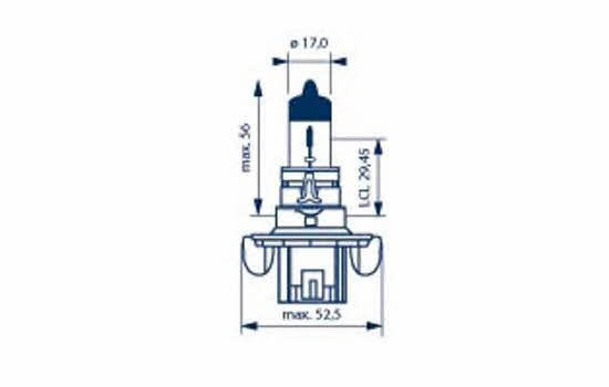 Halogen lamp Narva Standard 12V H13 60&#x2F;55W Narva 480923000