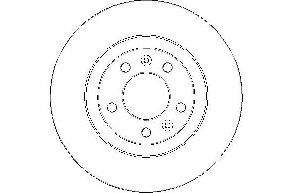 National NBD1805 Rear brake disc, non-ventilated NBD1805
