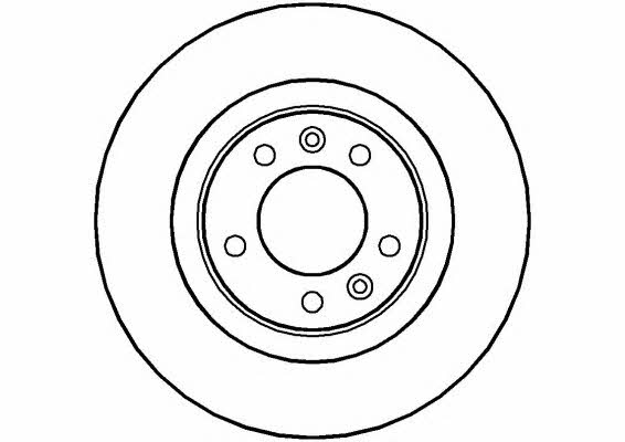 National NBD1440 Rear brake disc, non-ventilated NBD1440