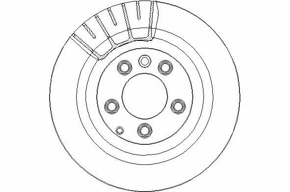 National NBD1667 Rear ventilated brake disc NBD1667