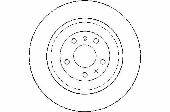 National NBD1736 Rear ventilated brake disc NBD1736