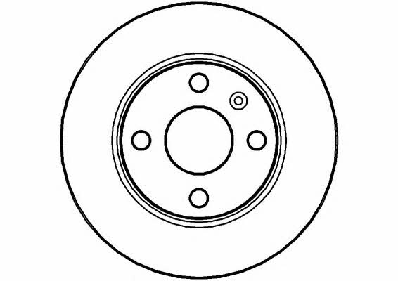 National NBD1146 Rear brake disc, non-ventilated NBD1146
