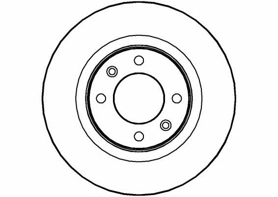 National NBD1148 Rear brake disc, non-ventilated NBD1148