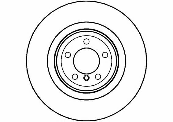 National NBD1266 Rear ventilated brake disc NBD1266