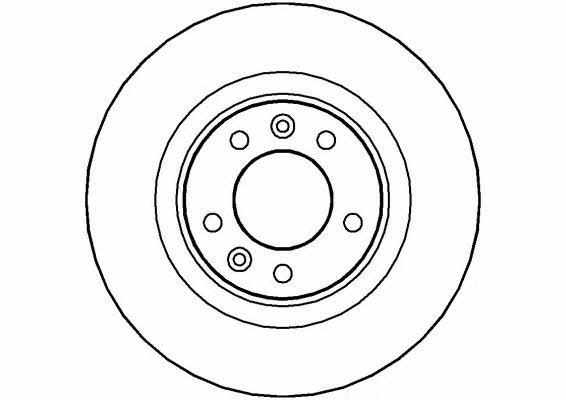 National NBD1315 Rear brake disc, non-ventilated NBD1315