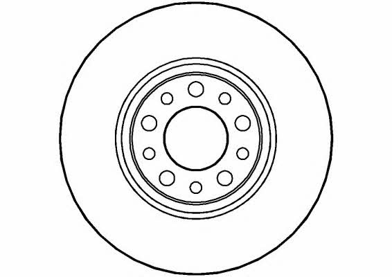 National NBD1378 Rear brake disc, non-ventilated NBD1378