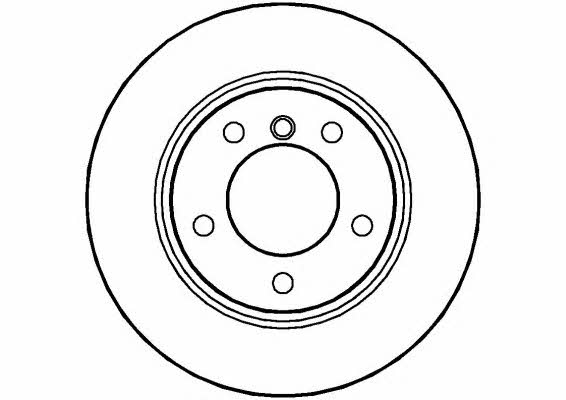 National NBD1382 Front brake disc ventilated NBD1382