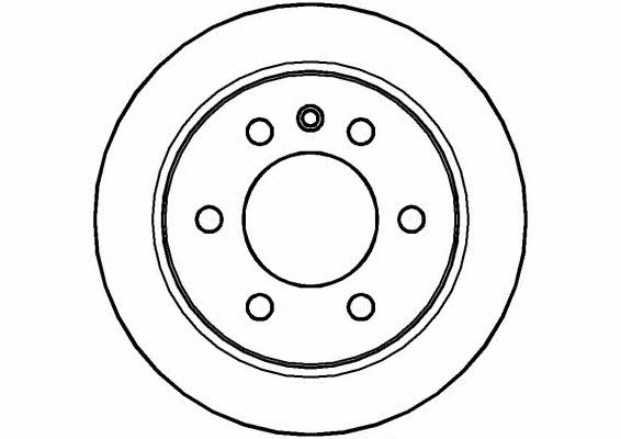 National NBD1422 Rear brake disc, non-ventilated NBD1422