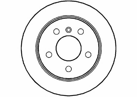 National NBD1469 Rear brake disc, non-ventilated NBD1469