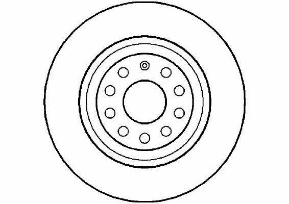 National NBD1471 Rear ventilated brake disc NBD1471