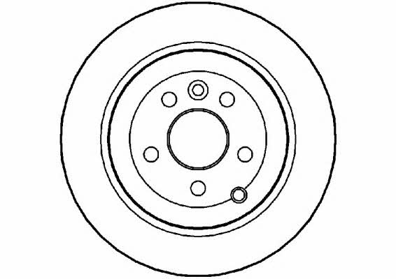 National NBD1473 Rear brake disc, non-ventilated NBD1473