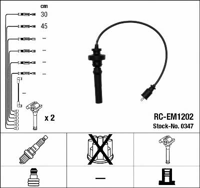 NGK 0347 Ignition cable kit 0347