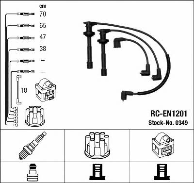 NGK 0349 Ignition cable kit 0349
