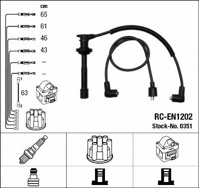 NGK 0351 Ignition cable kit 0351
