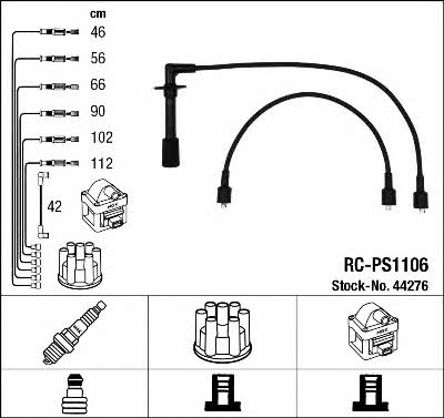 NGK 44276 Ignition cable kit 44276