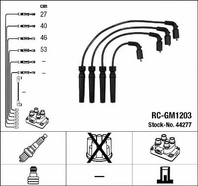NGK 44277 Ignition cable kit 44277
