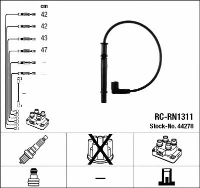 NGK 44278 Ignition cable kit 44278