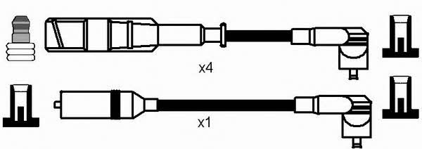 NGK 0515 Ignition cable kit 0515