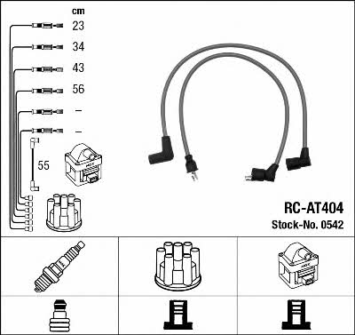 NGK 0542 Ignition cable kit 0542