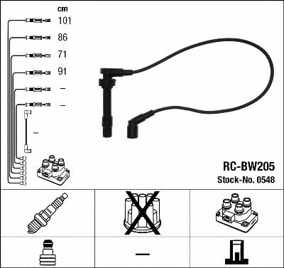 NGK 0548 Ignition cable kit 0548