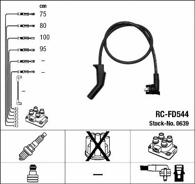 NGK 0639 Ignition cable kit 0639