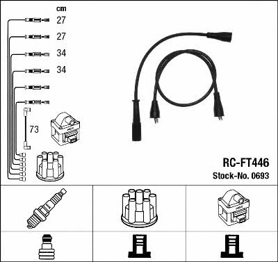 NGK 0693 Ignition cable kit 0693