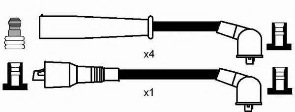 NGK 0715 Ignition cable kit 0715