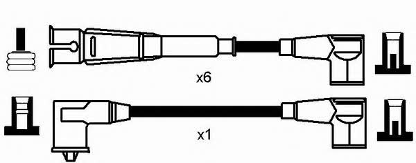NGK 0743 Ignition cable kit 0743