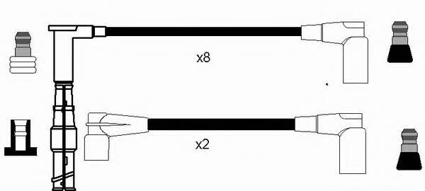 NGK 0747 Ignition lead set 0747 0747 NGK Ignition lead set