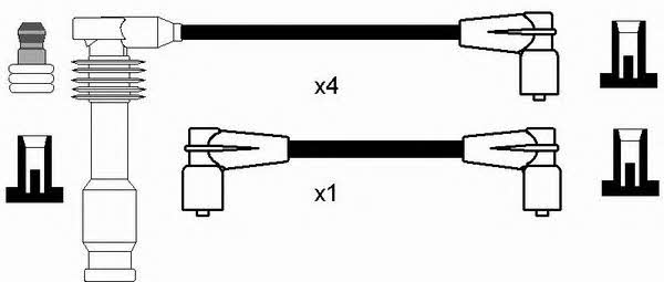NGK 0769 Ignition lead set 0769 0769 NGK Ignition lead set