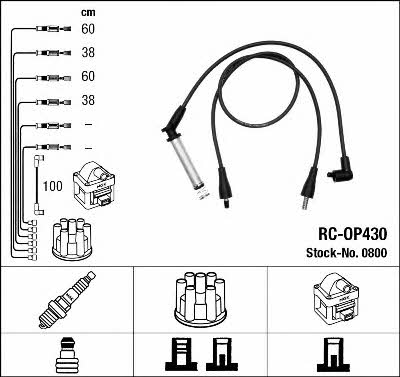 NGK 0800 Ignition cable kit 0800
