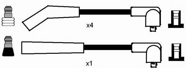 Spark plug wires Rover: 0889 NGK Ignition lead set