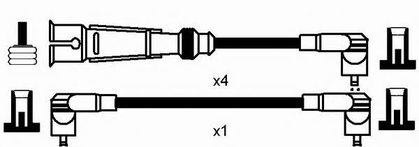 Spark plug lead Volkswagen Vento: 0950 NGK Ignition lead set