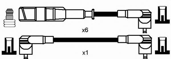 NGK 0954 Ignition cable kit 0954